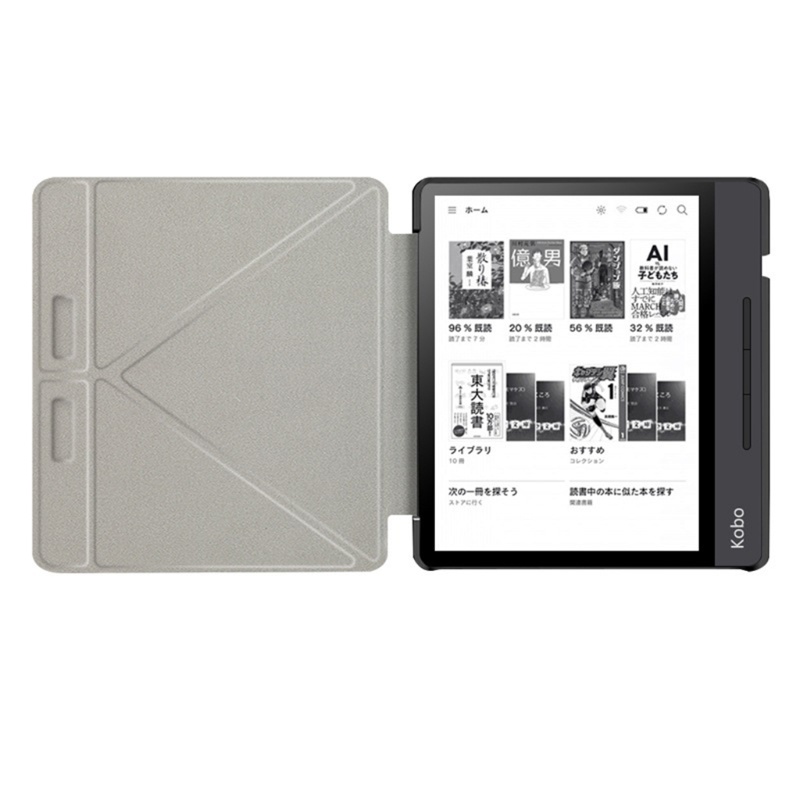 Bao Da PU + TPU Dẻo Mỏng Nhẹ Kèm Giá Đỡ Kiểu Origami Độc Đáo Cho 7 &quot;Kobo Libra H2O LIDU1