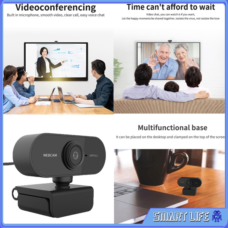Webcam Hd 1080p Tự Động Lấy Nét Tích Hợp Micro Cho Máy Tính Mới | BigBuy360 - bigbuy360.vn