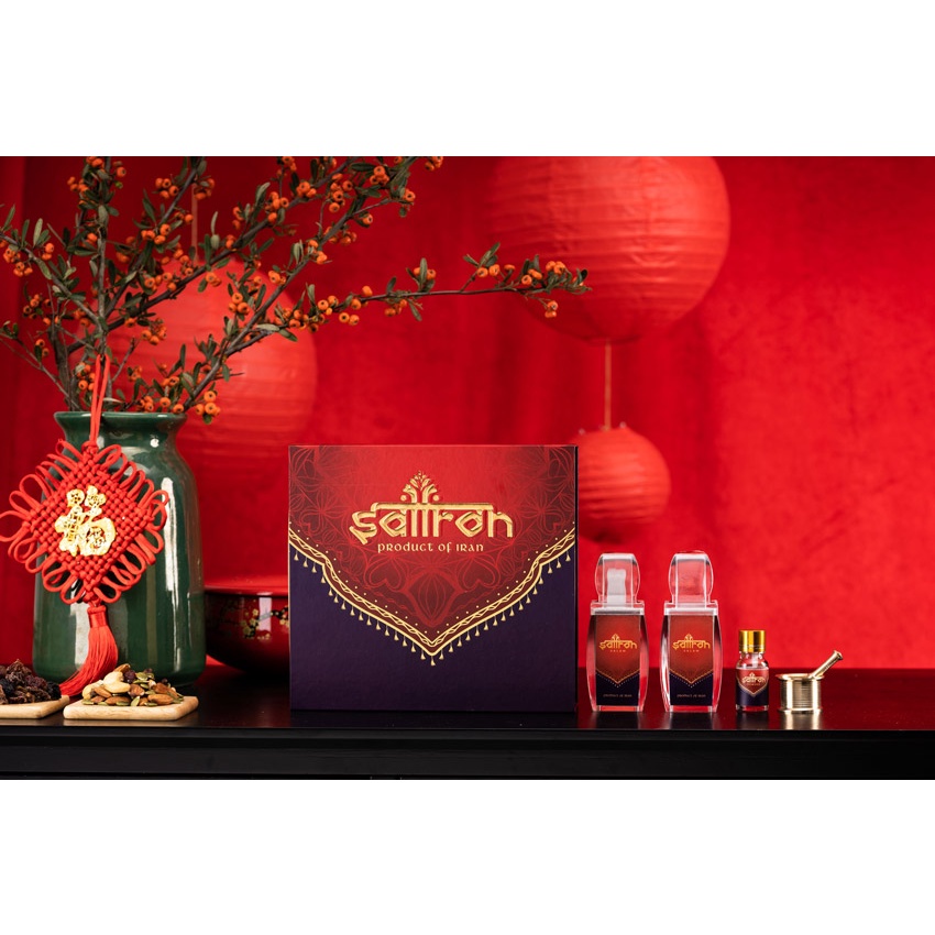 Hộp quà tặng nhụy hoa nghệ tây Saffron Salam 15 Gram