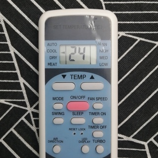 Remote máy lạnh MEDIA 2 chiều mặt xanh