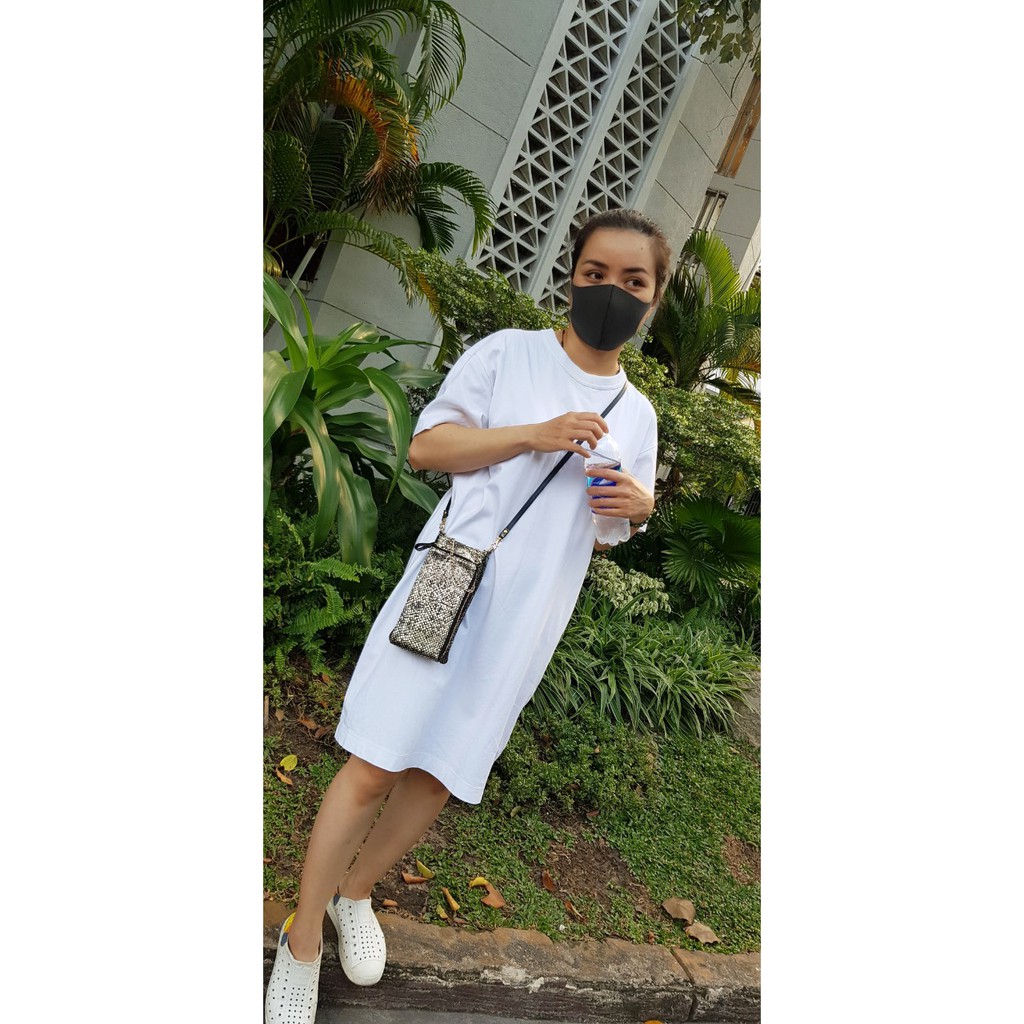 Túi đựng điện thoại đa năng da thật - Pink Ohara Leather