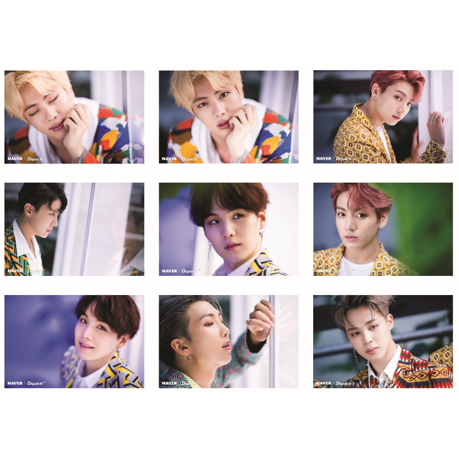 Lomo card ảnh BTS NAVER x Dispatch IDOL full 41 ảnh