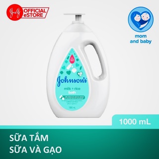 Sữa tắm chứa sữa và gạo Johnson’s baby 1000ml