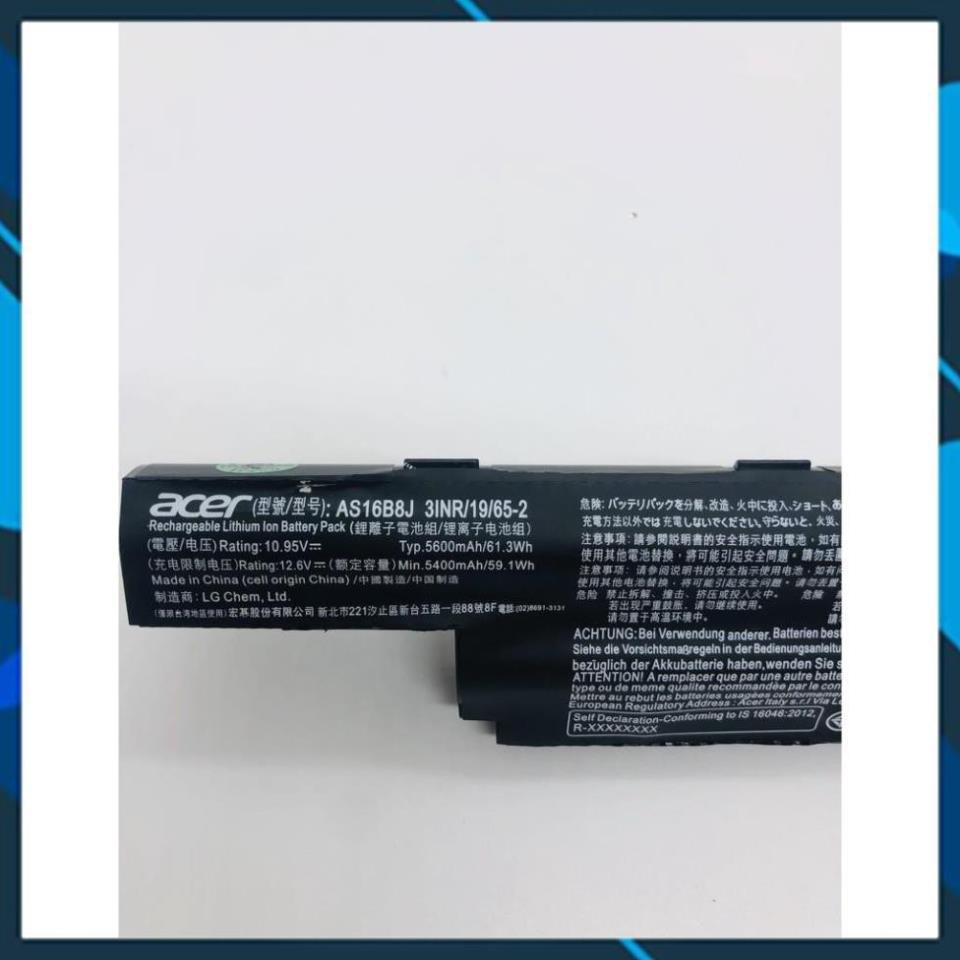 ⚡ [Pin zin]  Pin Laptop Acer Aspire E5-575G E5-575G-53VG E5-575G Mã Pin AS16B8J Hàng Mới 100%