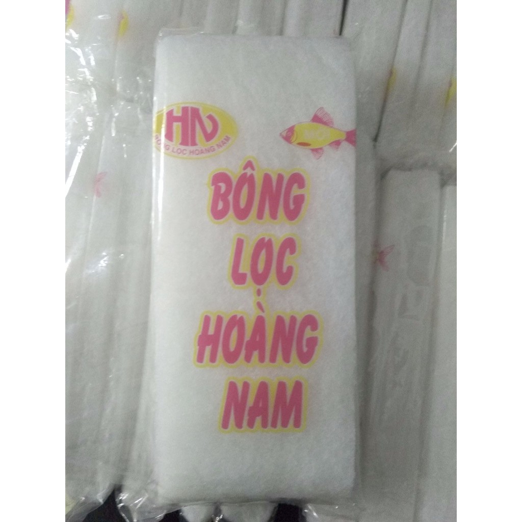 Bộ 8 bông lọc bể cá 30 x 13cm loại tốt nhất, giá rẻ nhất, vật liệu lọc không thể thiếu cho bể cá ( trắng)