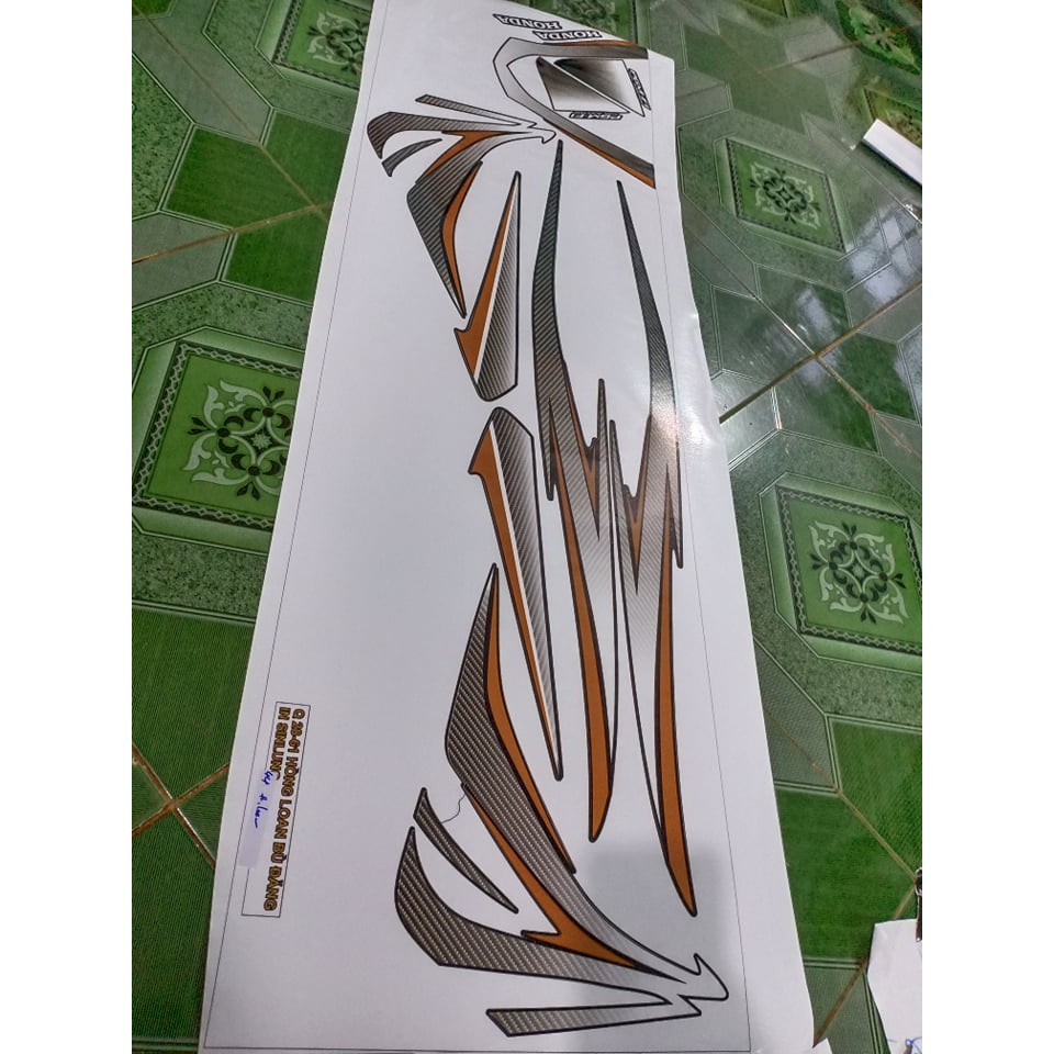 Tem rời AB 2012 vàng đồng đen