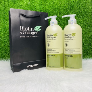 Bộ GỘI + XẢ Biotin Collagen 1000ml