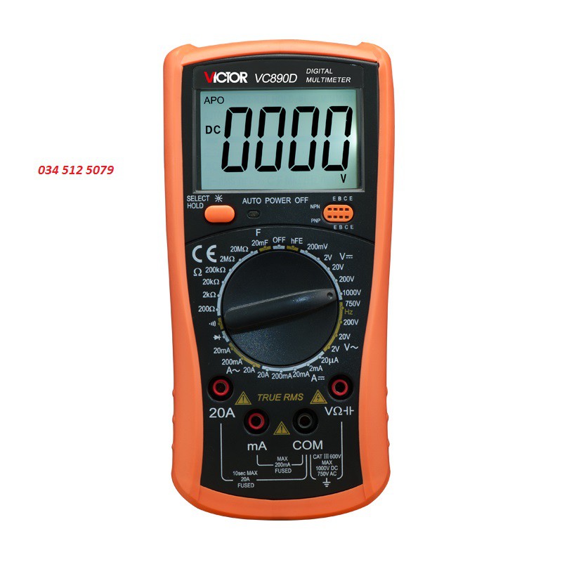 Đồng hồ vạn năng Victor VC890D