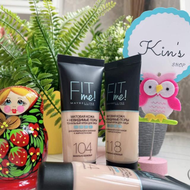 Kem nền Fit me của Maybelline dạng tuýp của Đức