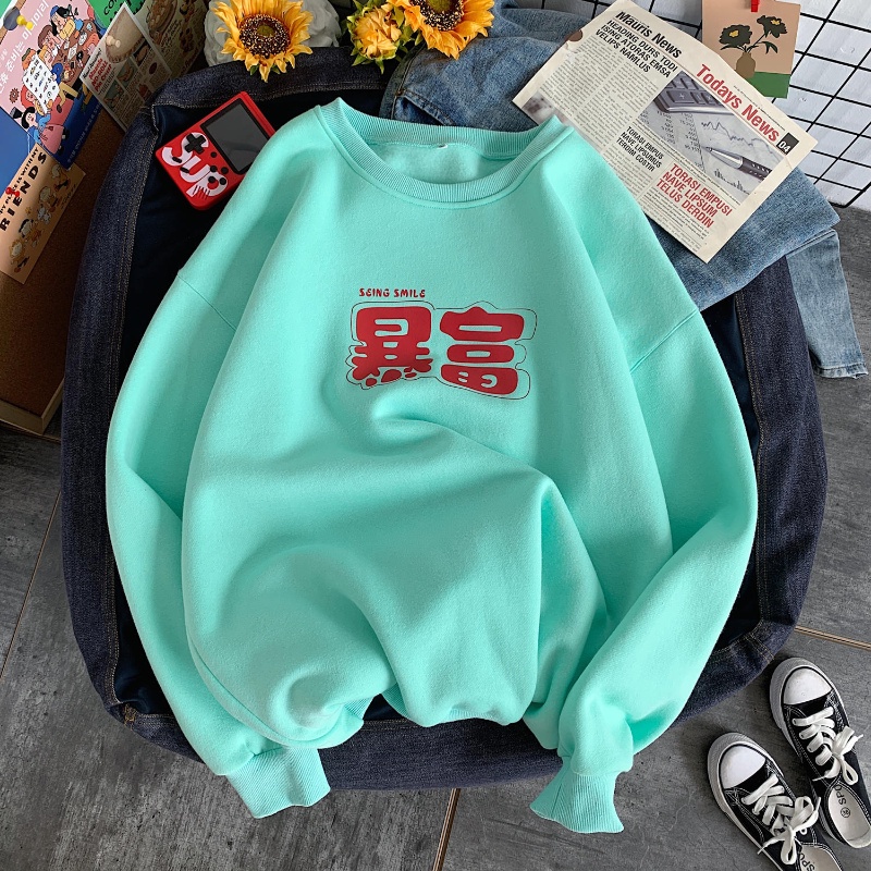 Áo thun IFNICEFUTURE dáng rộng cổ tròn in họa tiết cá tính cho nam