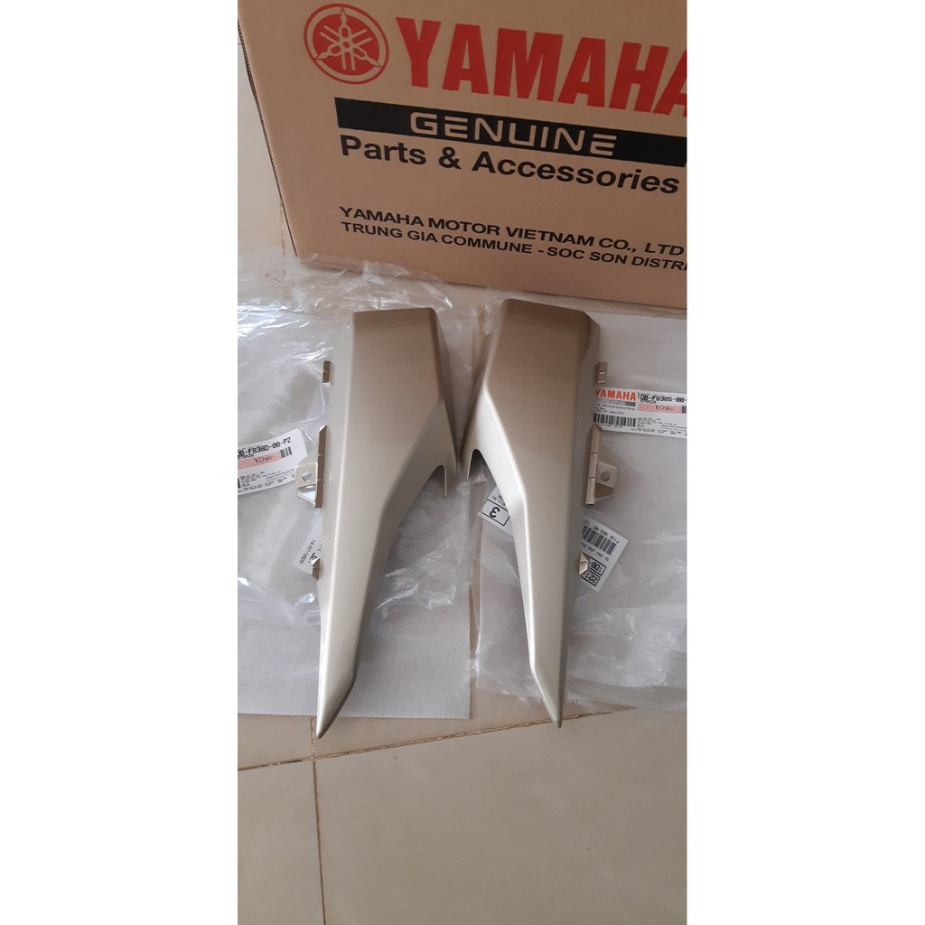 Ốp mặt nạ đèn pha Nouvo 5 vàng xám
