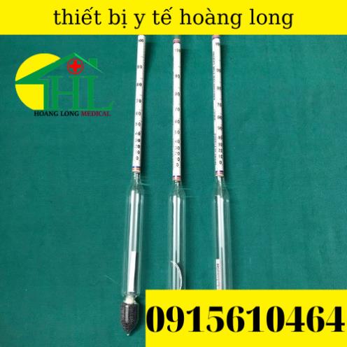 Cồn Kế, Tửu Kế Đo Nồng Độ Cồn, Độ Rượu Hỗ Trợ Sản Xuất [0-100 Độ]