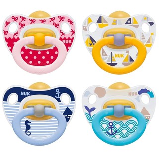 Bộ 2 núm ti giả nuk cao su happy kids