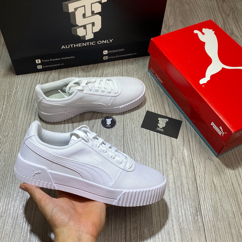 [CHÍNH HÃNG] Giày thể thao PUMA CARINA CV ALL WHITE