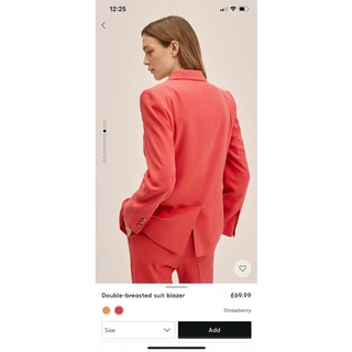 [virusplussize] áo blazer mango xuất xịn bigsize