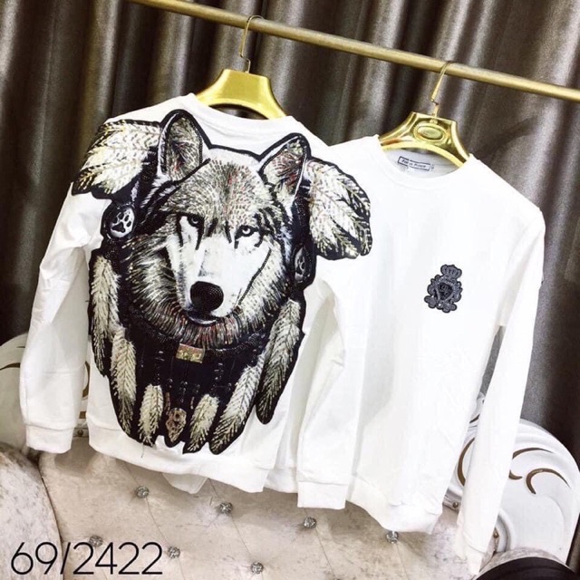 Áo Sói Đính Đá Cộc Tay Có Cổ Vải Thun Mềm Mịn Không Xù | BigBuy360 - bigbuy360.vn