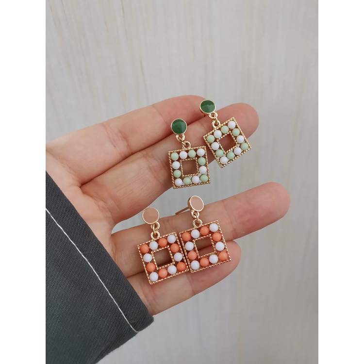 Bông tai hình học cá tính, mới lạ cho nữ