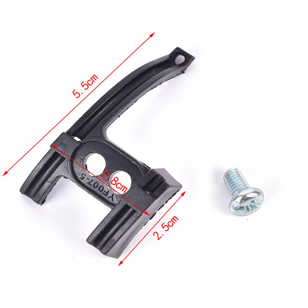 Phụ Kiện Giá Đỡ Gắn Khung Xe Đạp Màu Đen Chống Ma Sát Kèm Ốc Vít Tiện Dụng