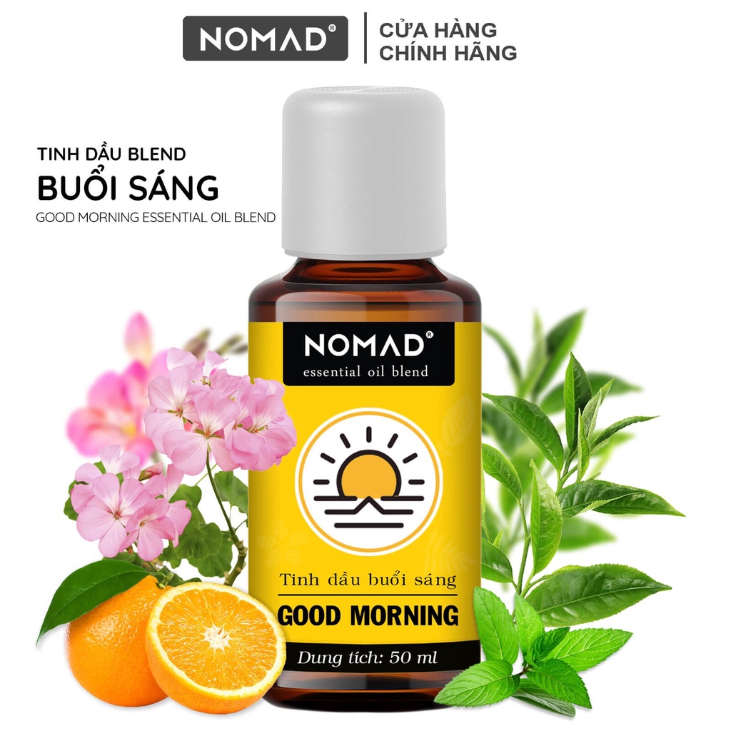 Tinh Dầu Thiên Nhiên Giúp Tỉnh Táo Và Thư Giãn Buổi Sáng Nomad Essential Oil Blend - Good Morning