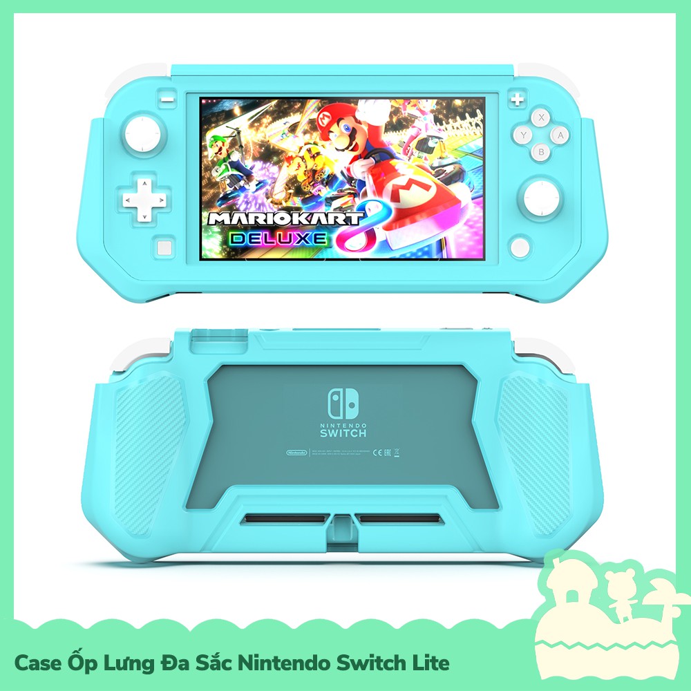 [Sẵn VN - NowShip] Phụ Kiện Case Ốp Lưng TPU Bảo Vệ Với Kính Cường Lực PC Đa Sắc Cho Máy Game Nintendo Switch Lite | BigBuy360 - bigbuy360.vn