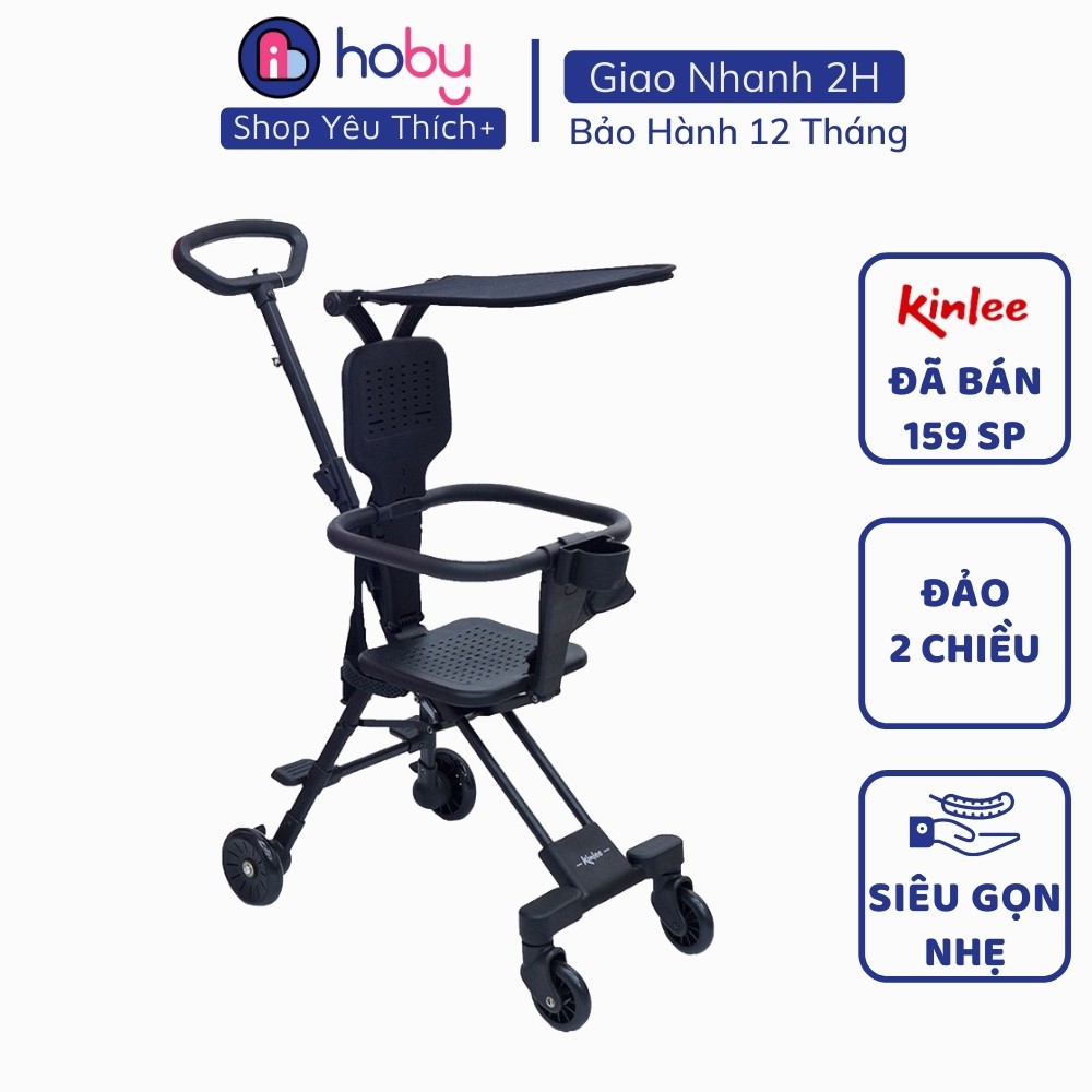 XE ĐẨY CHO BÉ GẤP GỌN XOAY 2 CHIỀU Kinlee CÓ THỂ MANG ĐI SIÊU THỊ, DU LỊCH- XE ĐẢO CHIỀU, GẤP GỌN, THOÁNG LƯNG CHO BÉ