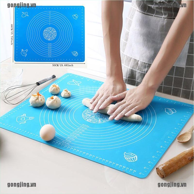 Miếng Lót Nhào Bột Chống Dính Bằng Silicon Kích Thước 30x40cm