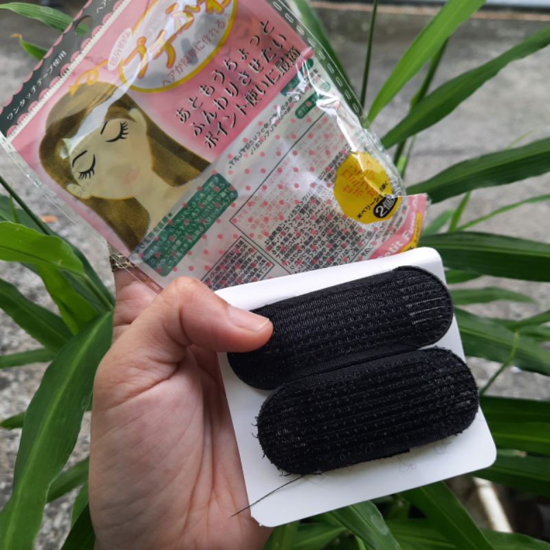 Bộ 2 kẹp độn phồng mái màu đen