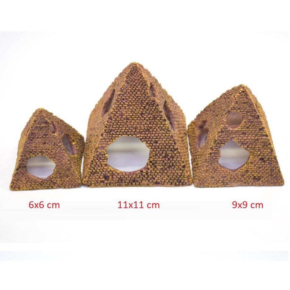 Kim Tự Tháp mô hình - Trang Trí Bể Cá Tép Cảnh, bò sát, tarantula, bọ cạp