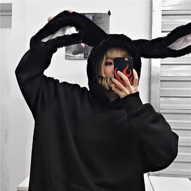 Áo hoodie tai thỏ | BigBuy360 - bigbuy360.vn