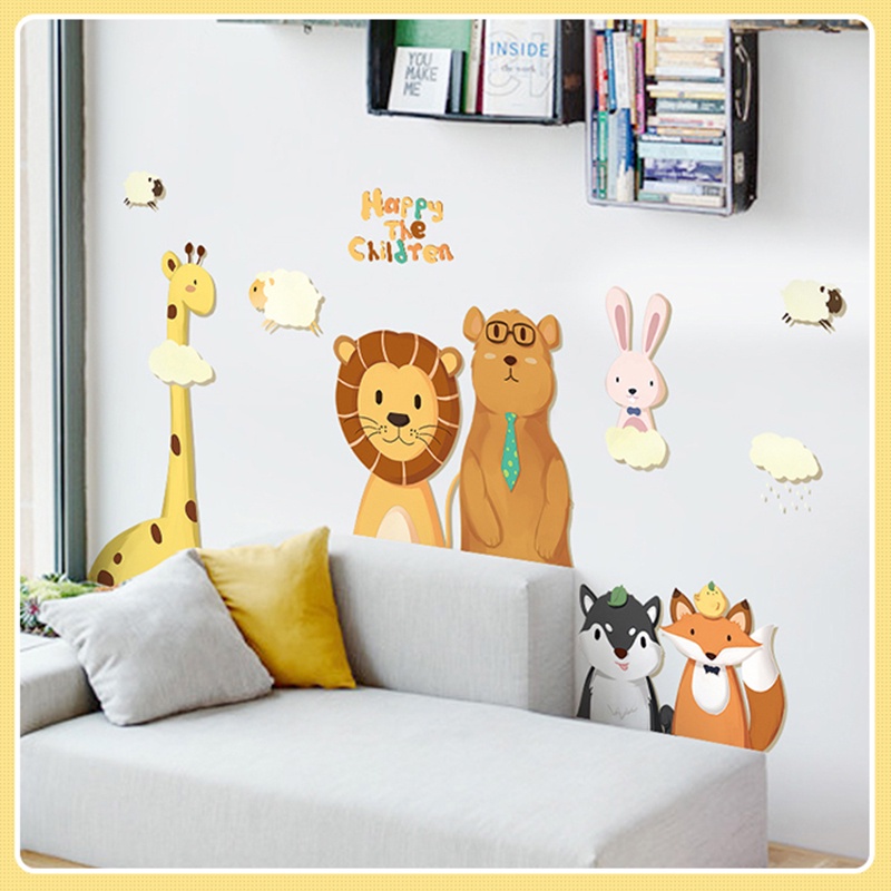 Decal dán tường cho bé trang trí phòng ngủ tủ quần áo SIBU