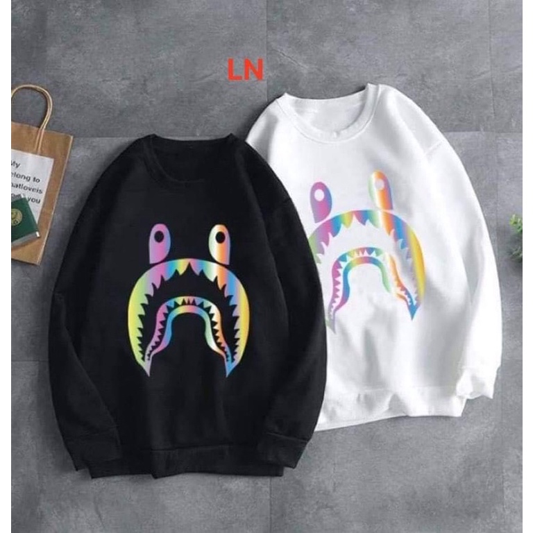 Áo Sweater răng cá mập phản quang TH6