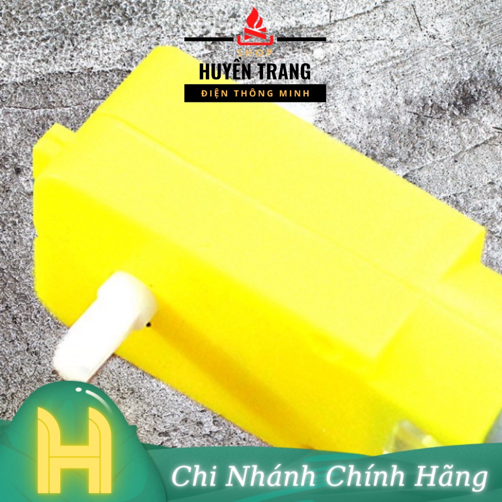 Motor giảm tốc chế mô hình 3V 5V 9V 🍀Động cơ màu vàng cho robot