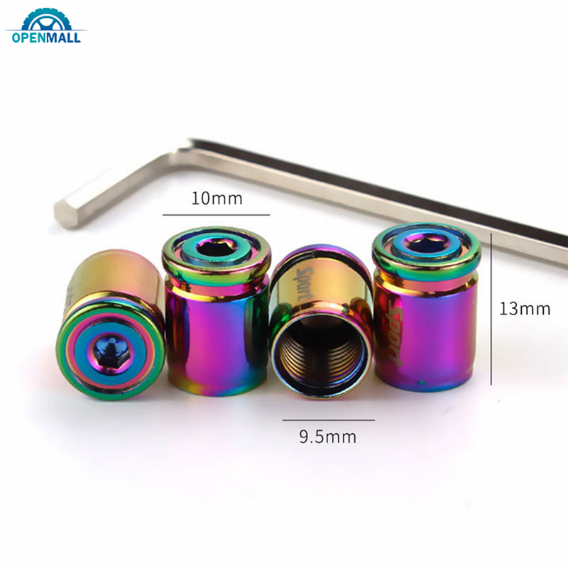 Set 4 nắp đậy van lốp xe ô tô chống trộm tiện lợi chất lượng cao