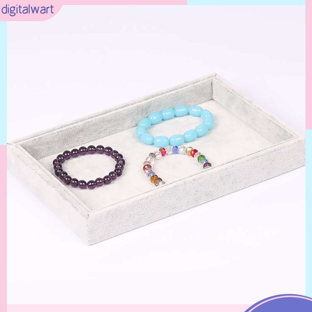 Khay đựng trang sức bằng vải nhung thời trang sang trọng