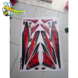 Ten rời xe exciter 2006 bạc đỏ