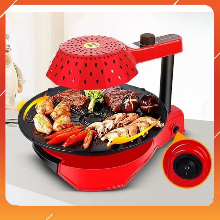Bếp nướng điện không khói phong cách Hàn Quốc - Bếp nướng BBQ bảo hành 1 tháng