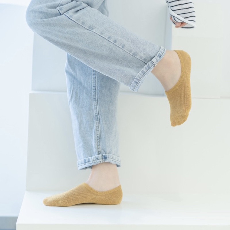 Vớ Tất Lười Trơn Gân freesize nam nữ hàng loại 1 bao đổi trả MRSOCKS - VL005