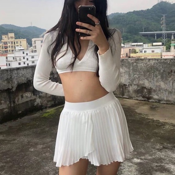 [Mã FADIRECT20 giảm 20K đơn 150K] Chân váy tennis vải voan | BigBuy360 - bigbuy360.vn