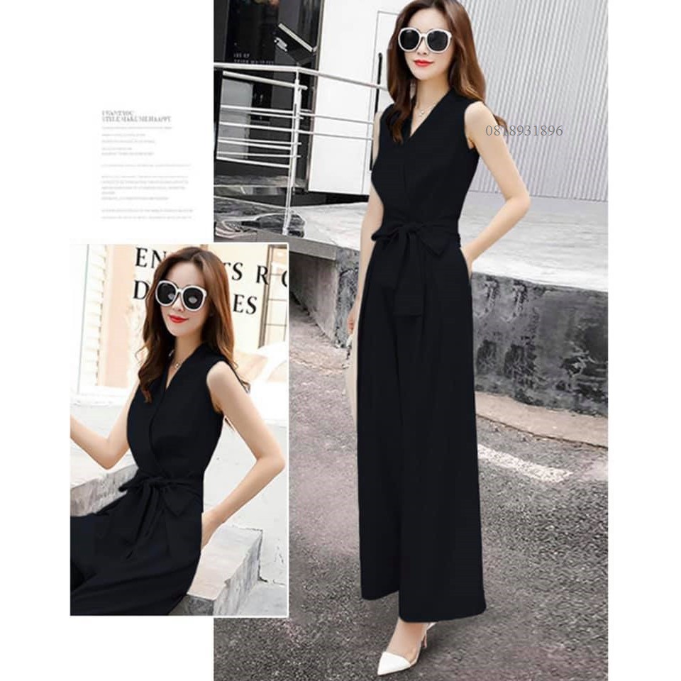 Bộ quần áo mùa hè jumpsuit nữ