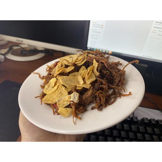 Combo 3kg heo khô cháy tỏi King Food