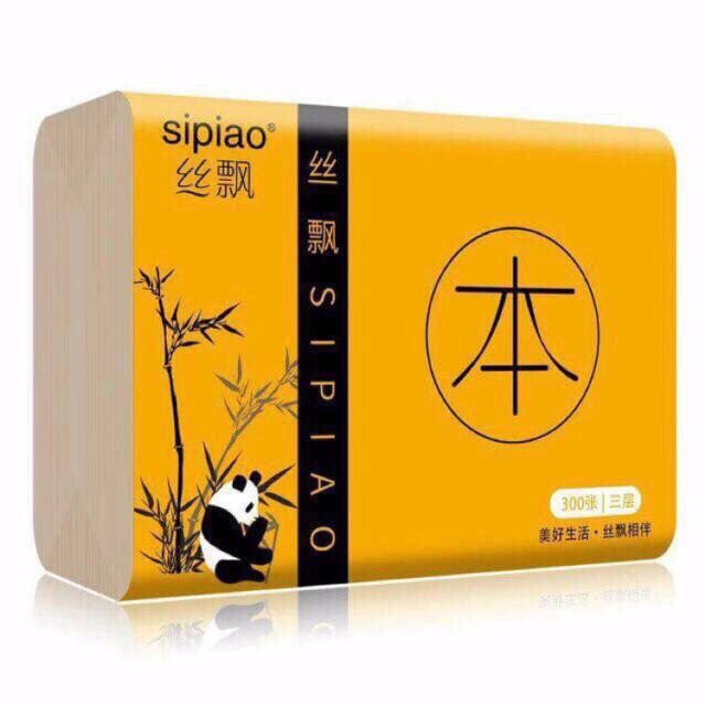 1 Gói Giấy Ăn Gấu Trúc Sipiao Siêu Dai