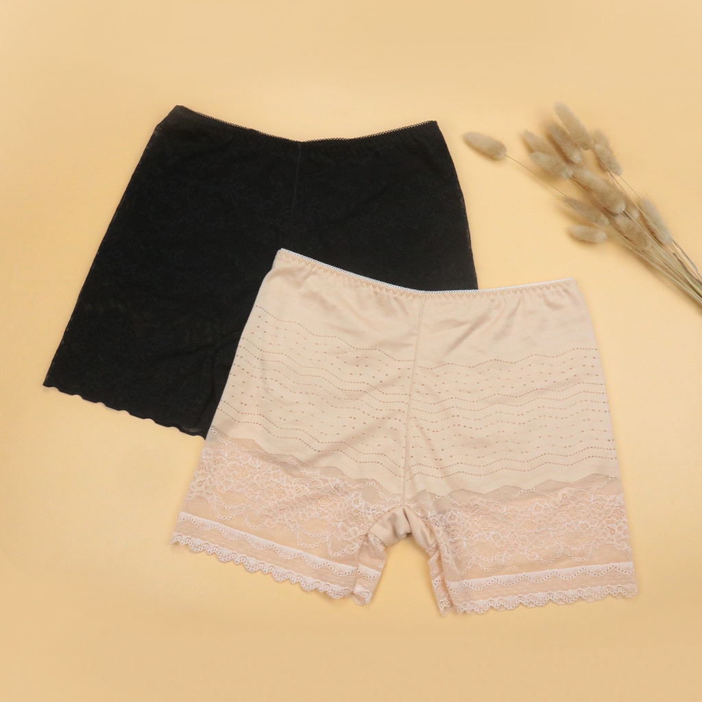 Quần đùi váy ren cao cấp Luperi SP122 ôm bụng co giãn đa chiều thoáng khí kháng khuẩn cao