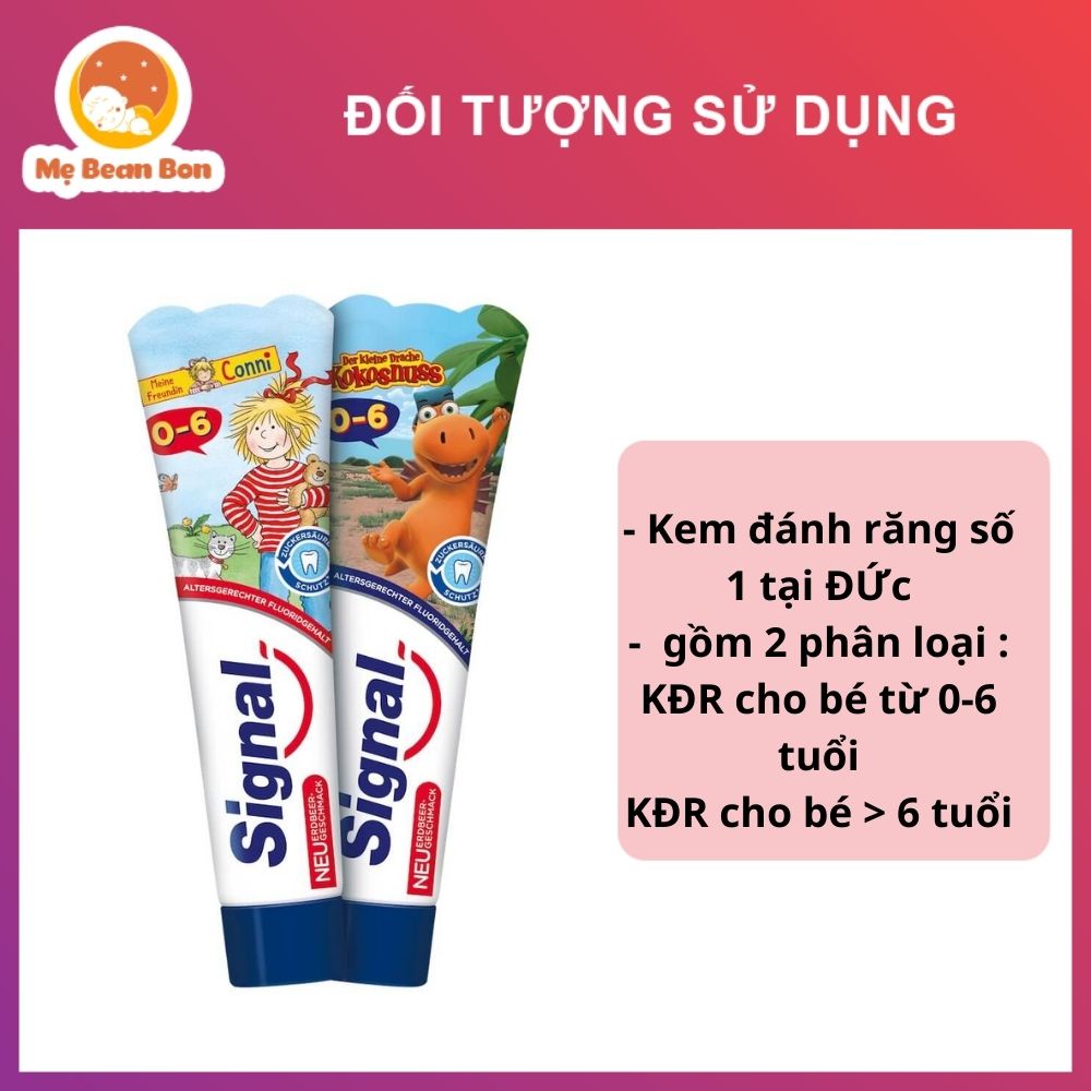 Kem Đánh Răng Signal 50 ml Cho Bé 0-6 Tuổi của Đức