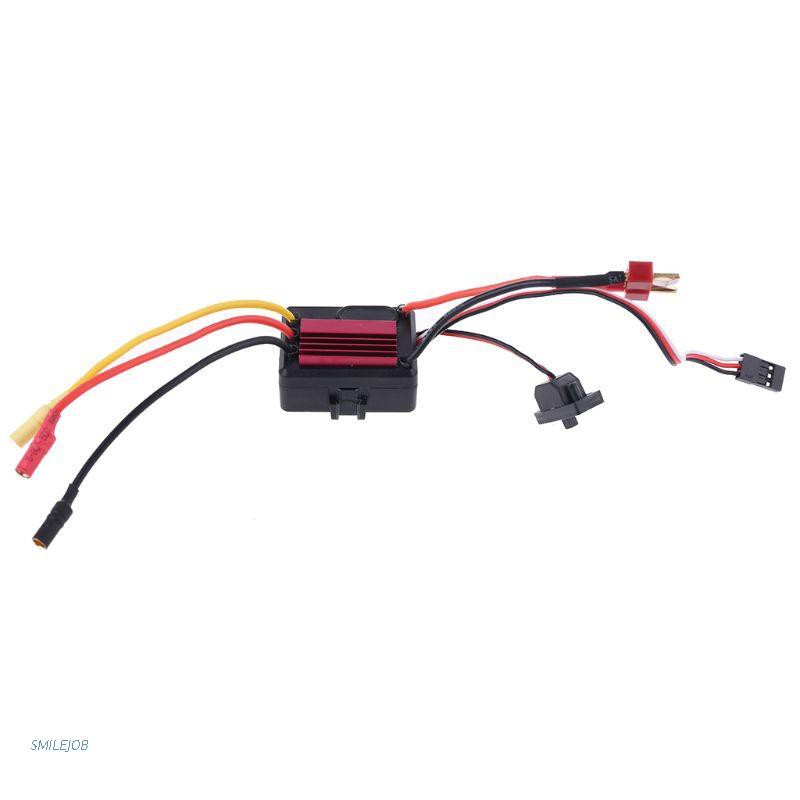 Bộ Điều Khiển Tốc Độ Động Cơ Không Chổi Than Esc Chống Nước 2-3s Li-Po 35a Cho Xe Hơi Điều Khiển Từ Xa 1 / 14 1 / 16