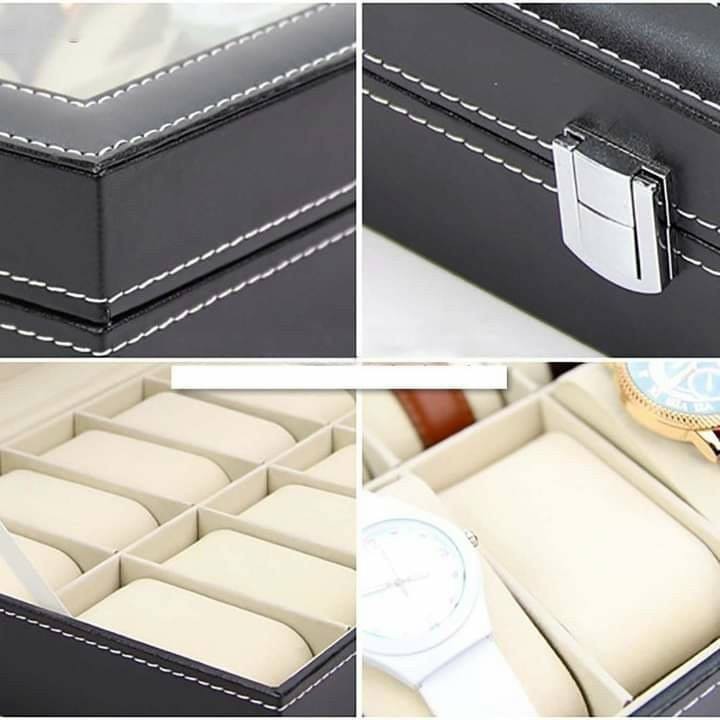 [FREESHIP ĐƠN 50K] HỘP ĐỰNG ĐỒNG HỒ 10 NGĂN