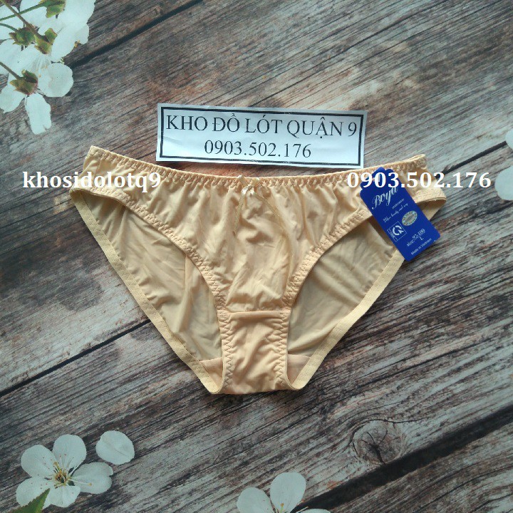 Quần lót nữ thun lạnh trơn boya