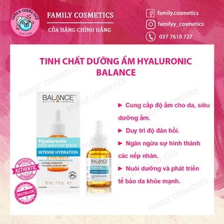 Tinh chất serum dưỡng ẩm Balance Hyaluronic Deep Moisture 30ml