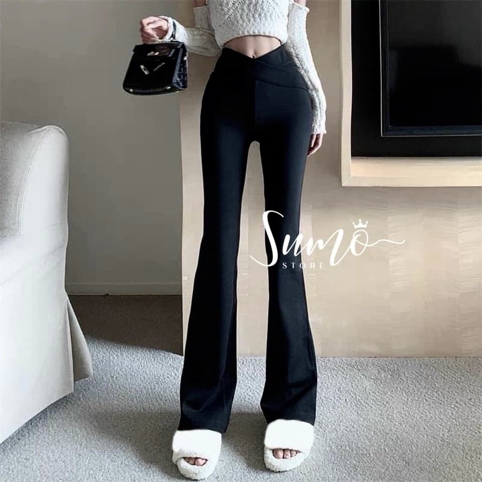 SỈ QUẦN ỐNG LOE ĐEN UMI CHO NỮ
