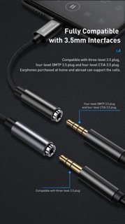 Dây chuyển đổi lightning sang 3.5mm - Hãng Baseus