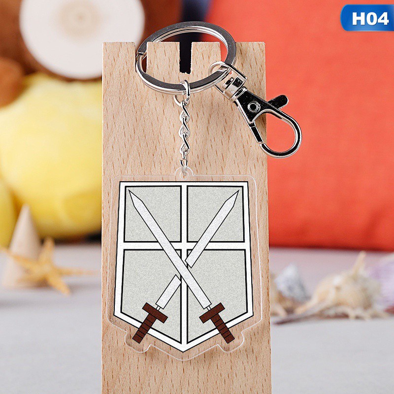 Móc Khóa Hợp Kim Hình Nhân Vật Anime Attack On Titan | BigBuy360 - bigbuy360.vn